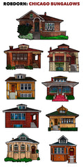 Chicago Bungalow Sticker Sheet
