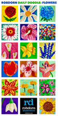Daily Doodle: Flowers Sticker Sheet