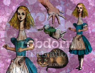 Wonderful Wonderlands Digital Printable Set – Alice in Wonderland & Wizard of Oz Art Collection